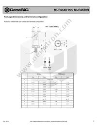 MUR2560R Datasheet Page 3