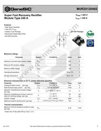 MUR2X120A02 Datasheet Cover