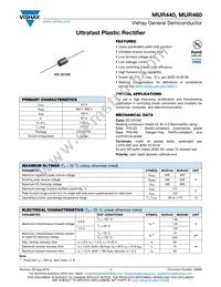 MUR440-E3/73 Datasheet Cover