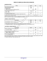 MURA115T3 Datasheet Page 2