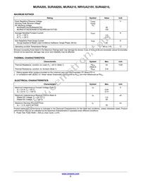 MURA205T3 Datasheet Page 2
