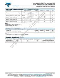 MURS260-M3/52T Datasheet Page 2