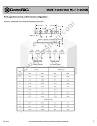 MURT10060R Datasheet Page 3