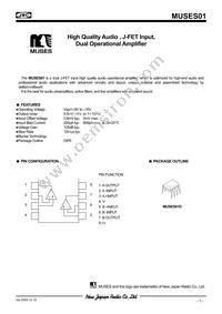 MUSES01 Datasheet Cover