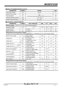 MUSES72320V-TE2 Datasheet Page 3