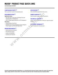 MUX08FS-REEL Datasheet Page 2