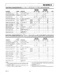 MUX24EPZ Datasheet Page 3