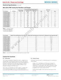 MV036T090M013 Datasheet Page 3