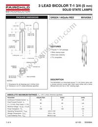 MV5439A4R0 Datasheet Cover