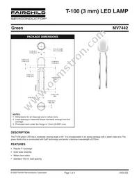 MV7442 Datasheet Cover