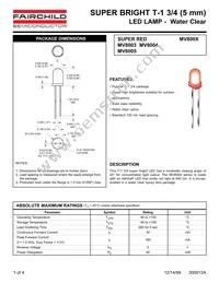 MV8005 Datasheet Cover