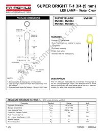 MV8305 Datasheet Cover