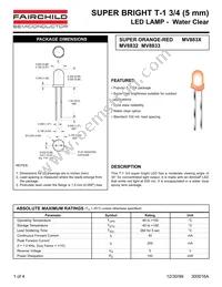 MV8832 Datasheet Cover