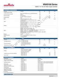 MVAD160-485 Datasheet Page 2
