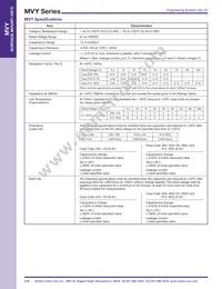 MVY6.3VC222MK14TR Datasheet Page 2