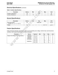 MW005C Datasheet Page 5