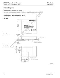 MW010C Datasheet Page 14