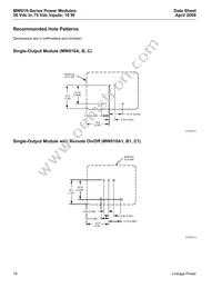 MW010C Datasheet Page 18