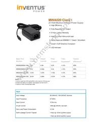 MWA020009A-10A Datasheet Cover