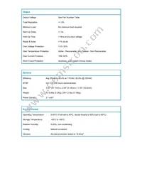 MWA020009B-10A Datasheet Page 2