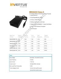 MWA030005B-10A Datasheet Cover