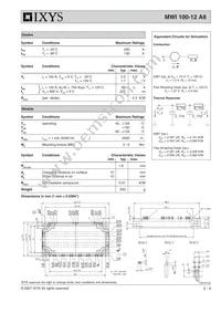 MWI100-12A8 Datasheet Page 2