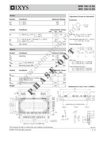 MWI100-12E8 Datasheet Page 2