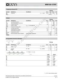 MWI150-12T8T Datasheet Page 3