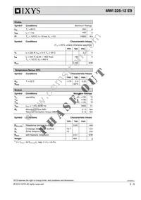 MWI225-12E9 Datasheet Page 2