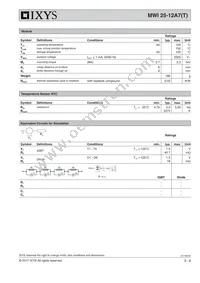 MWI25-12A7T Datasheet Page 3
