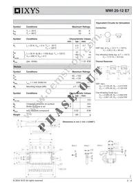 MWI25-12E7 Datasheet Page 2