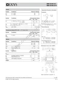 MWI30-06A7T Datasheet Page 2