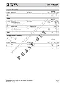 MWI30-12E6K Datasheet Page 3