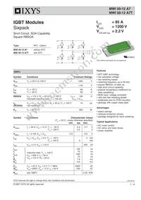 MWI50-12A7T Datasheet Cover