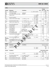 MWI50-12E6K Datasheet Page 2