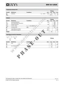 MWI50-12E6K Datasheet Page 3