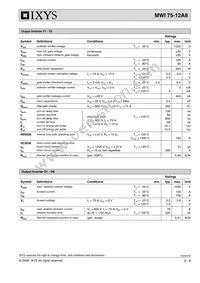 MWI75-12A8 Datasheet Page 2