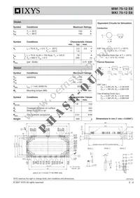 MWI75-12E8 Datasheet Page 2