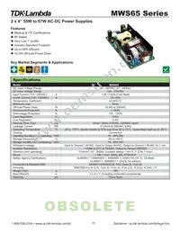 MWS6548 Datasheet Cover