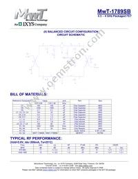 MWT-1789SB Datasheet Page 6