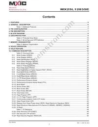 MX25L12835EZNI-10G Datasheet Page 2