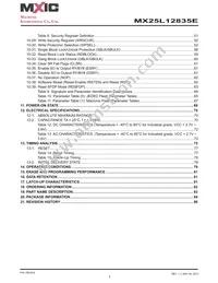 MX25L12835EZNI-10G Datasheet Page 3