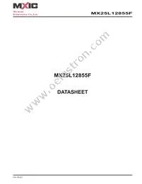 MX25L12855FXDI-10G Datasheet Cover