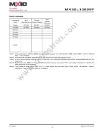 MX25L12855FXDI-10G Datasheet Page 19