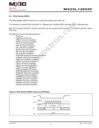 MX25L12855FXDI-10G Datasheet Page 21