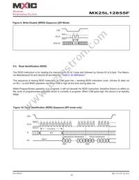 MX25L12855FXDI-10G Datasheet Page 22