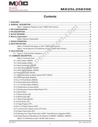 MX25L25835EMI-10G Datasheet Page 2