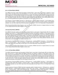 MX25L3236DM2I-10G Datasheet Page 21