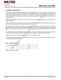 MX25L3239EZNI-10G Datasheet Page 6