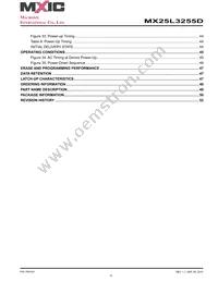 MX25L3255DXCI-10G Datasheet Page 4